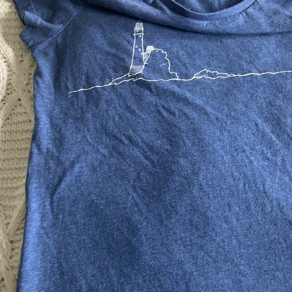 Girls Super soft Blue T-shirt XS - Picture 2 of 7